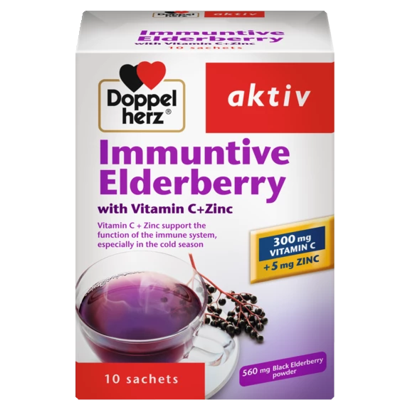 Doppelherz aktiv Immuntive Elderberry front view
