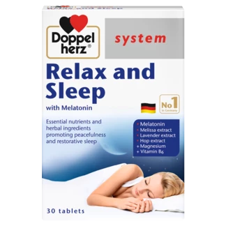 Doppelherz system Relax and Sleep front view