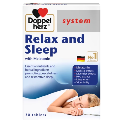 Doppelherz system Relax and Sleep front view